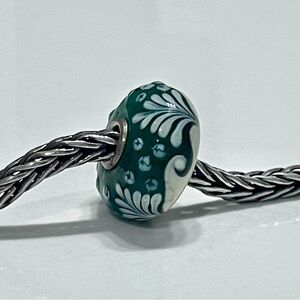Authentic Trollbeads Winter Forest Unique Bead